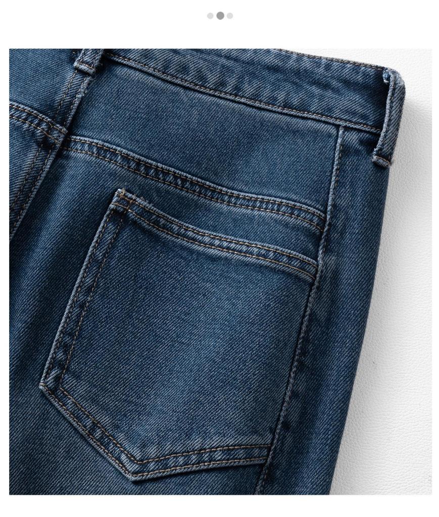 Women's Retro High-Waist Wide-Leg Jeans - Autumn 2025 Collection, Loose Fit, Slimming, Straight-Leg, Floor-Length, Micro Flare.