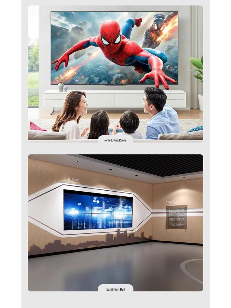 Ultra-Thin Extendable Swivel TV Wall Mount, Horizontally Adjustable for 65"-100" TVs