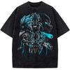 Hot Sale Dragon Ball Vegeta IV Graphic Print T-Shirt Men Women Streetwear Harajuku Fashion Vintage Washed Cotton Summer New Tee Casual Oversized Top