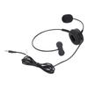 Telephone Headset Wired Unilateral Headphone for Office Business Customer ServiceBlack