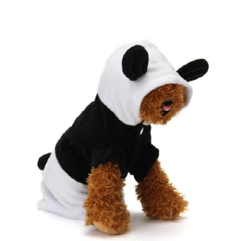Cozy Panda Transformation Pet Clothing For Dogs And Cats In White