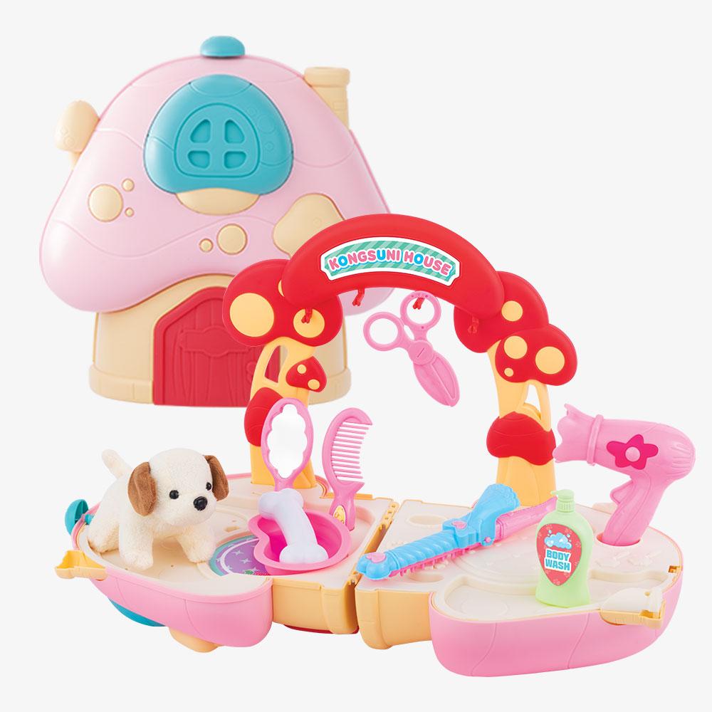 [young toys] Kongsooni s Enchanted Mushroom House Pet Grooming Salon Playset