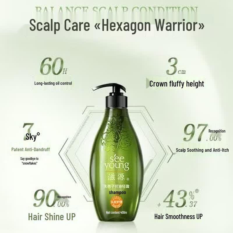 Seeyoung Sapindus Oil Control & Anti-Dandruff Shampoo