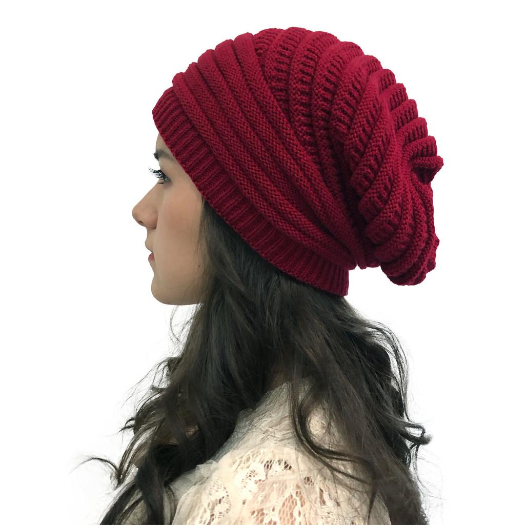 Hot-Selling European American Autumn Winter Beanies Versatile Pullover Hats for Outdoor