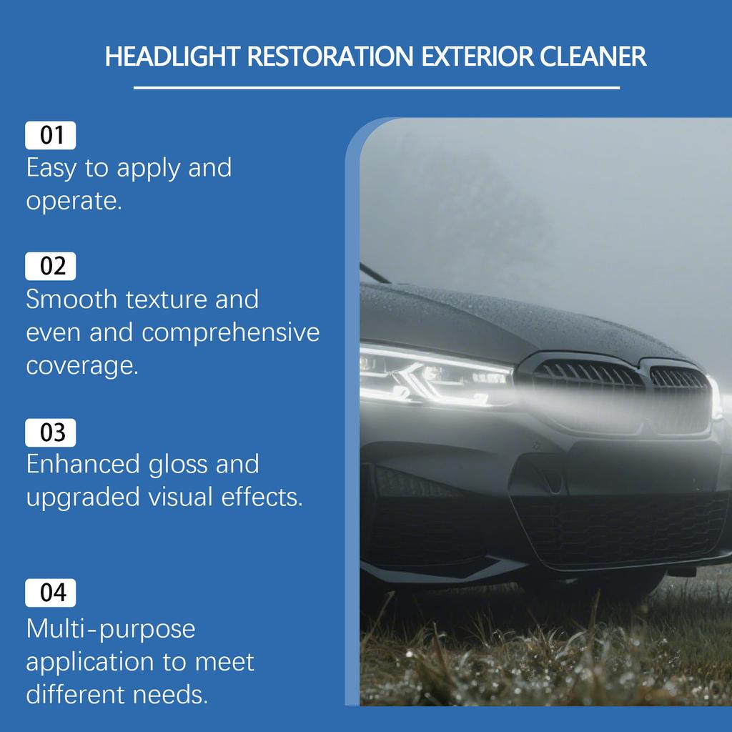 Headlight Care Spray Car Headlight Maintenance Liquid Lamp Surface Oxidation Cleaning Universal Care Liquid 355ML