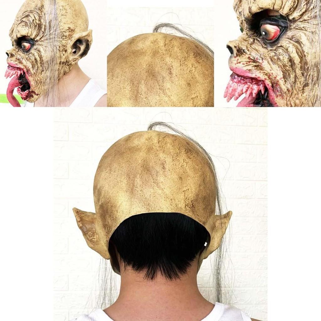 Halloween Mask Blood Ancestor Rubber Handmade Costume Prop
