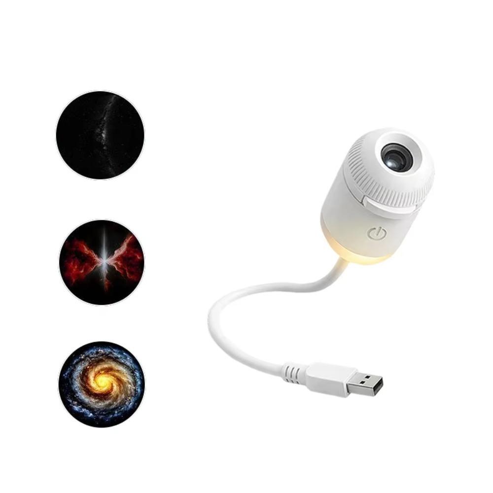 360° Rotation Starry Sky Projector Adjustable Brightness Star Projector Night Light Bedroom Decor