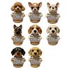 Emotional Support Puppy Statue Positive Dog Ornament Puppy Figurine