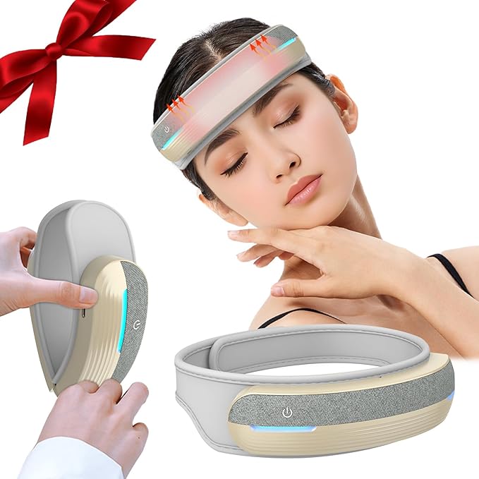 

с Подогревом и Вибрацией 5 Режимов Массажа Снятие Давления Напряжение Глубокий Сон Релаксация Поддержка Bluetooth