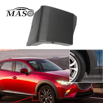 Car Front Lower Fender Molding Trim Panel Cover 2 Clip Left/Right for Mazda CX-3 2016 2017 2018 Primer Black ABS