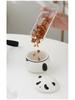 Red Panda Portable Tea Set: One Pot, Three Kung Fu Cups, Creative Ceramic Design