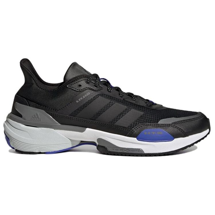 Adidas Mts Comfortable Trendy Non-Slip Wear-Resistant Low-Top Marathon Running Shoes Unisex Sneakers Black Blue HQ6109