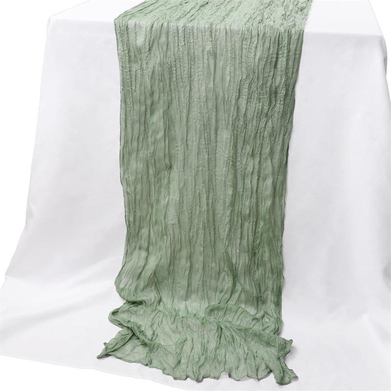 Bohemian Tablecloth Table Runner Table Setting Dining Gauze Table Runner for Wedding Bridal Party Table Decor Christmas Banquets