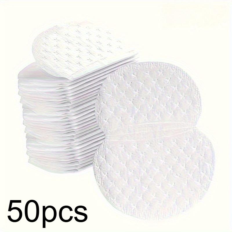 50pcs Summer Underarm Sweat Pads, Underarm Anti-Sweat Patches,Breathable and Invisible Sweatproof Patches,Fitness Femme