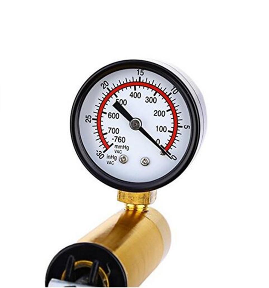 Auto Hand Held Vacuum Pump Tester Set And Car Brake Fluid Bleeder Replacement Tools Test Kits