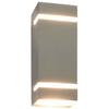 VidaXL 2x Appliques Murales d'Extérieur Rectangulaire Lampe Eclairage Mural Luminaire Couloir Chambre Allée Jardin Balcon 45651