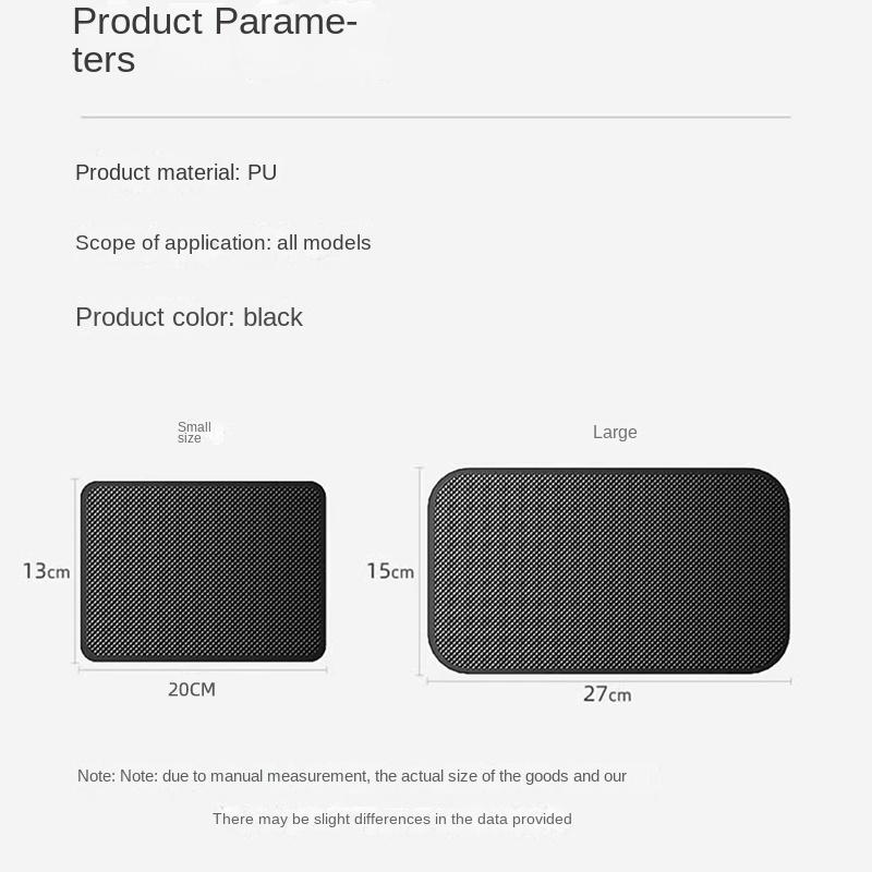 Car Non Slip Mat Sticky Anti Slip PU Pads Heat Resistant Car Dashboard Phone Sunglasses Holder Car Styling Lnterior