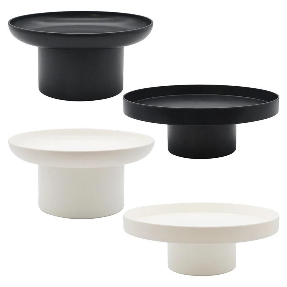 Nordic Kunststoff Acryl Runde Ablage Tee Speisen Trinken Platte Schmuck Kleinigkeiten Dekorative Tablett Desktop Wohnkultur