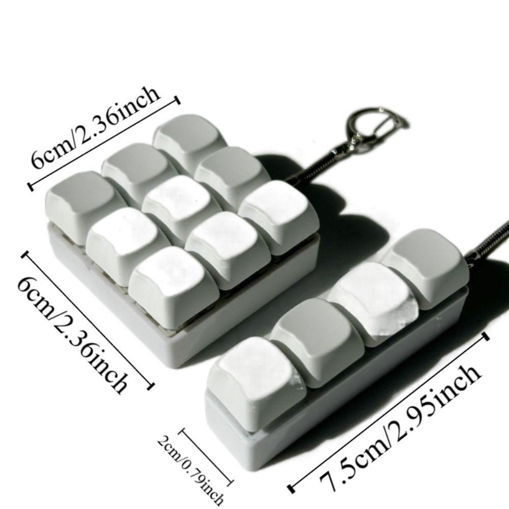 4/9Keys Keycap Pinch Toy Finger Keyboard Pinch Toy New Button Clicker Toy