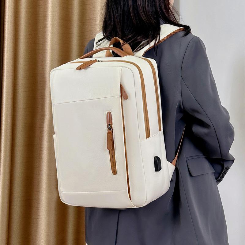 Business Pendlerrucksack Großes Fassungsvermögen Multifunktionale Computertasche Schlichter Lässiger Reise-Business-Rucksack