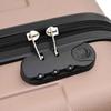 3 Piece Luggage Set In Rose Gold 50 X 31 X 78 Cm ABS Plastic
