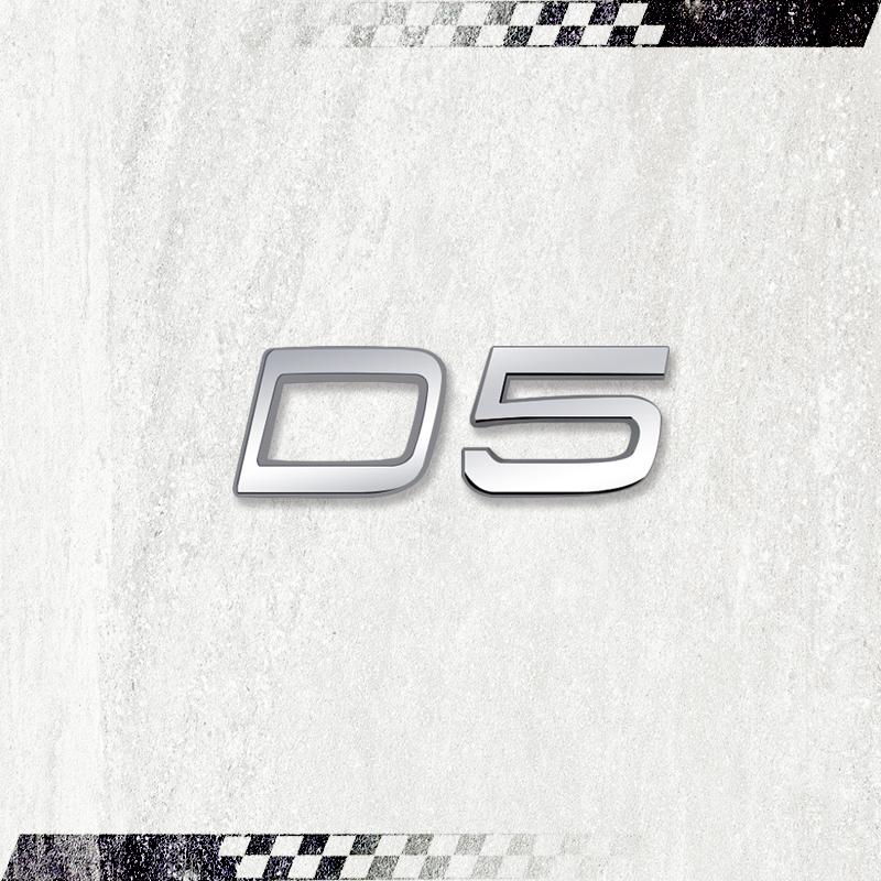 3D Car Sticker D5 D4 D6 D3 D2 Emblem Metal Rear Badge Decal For Volvo XC60 XC90 XC40 XC70 S80 S90 S60 V90 V60 V40 V70 B5 B4 AWD