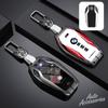 Metal Car Key Case Cover Protection Shell For BMW 3 5 7 Series X3 X5 X6 X7 GT Ix3 XM I5 I7 G90 G45 G12 Keychain Auto Accessories