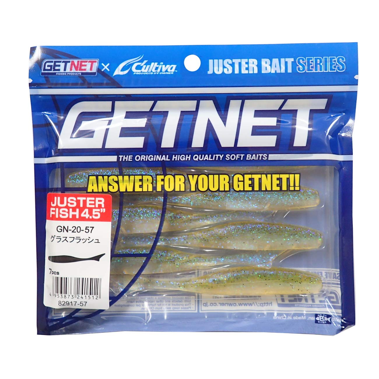OWNER GN-20 Juster Fish 4.5 82917 57 Glass Flash 57 Glass Flash