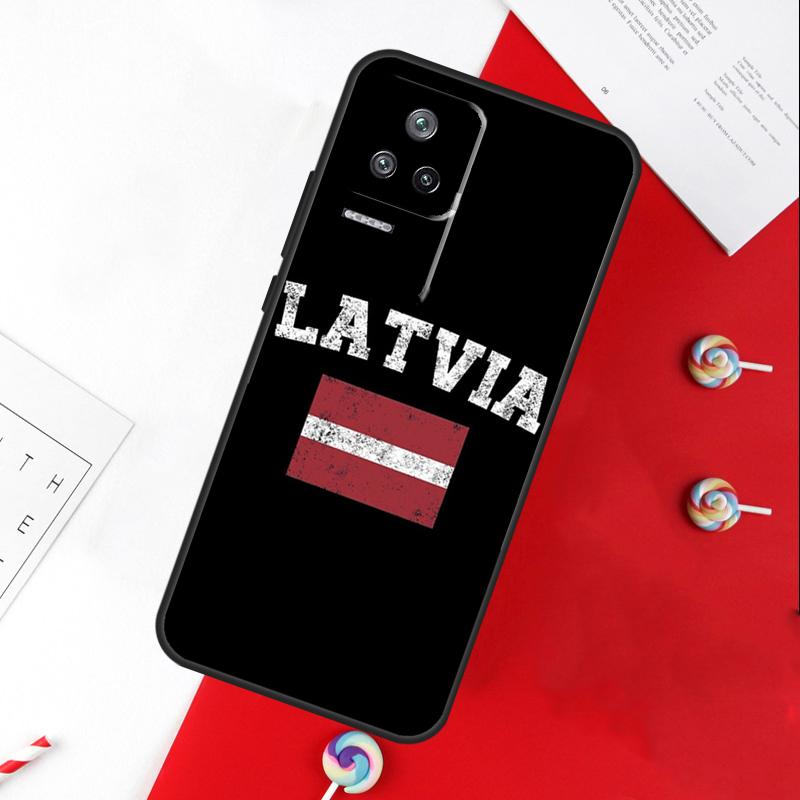Lettland Flagge Hülle Für Xiaomi 14 Ultra 15 13 11T 12T 13T 14T Pro POCO X7 Pro X3 X5 X6 M6 F5 F6 Pro Hülle