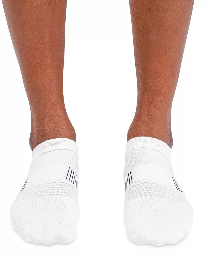 On Ultralight Low White Black Socks, Men's,