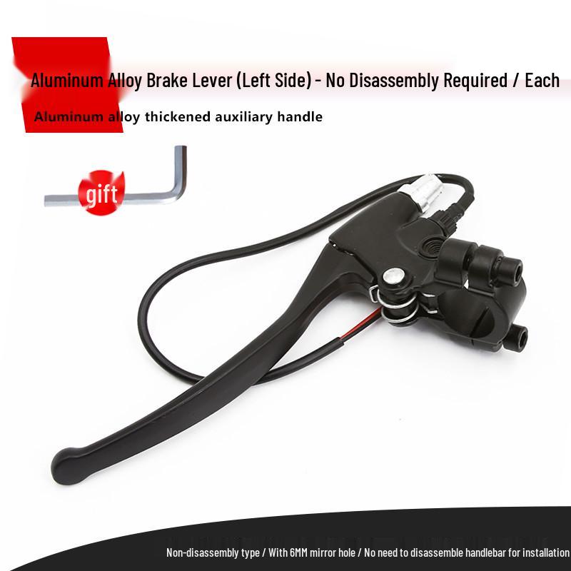 Full Aluminum Left and Right Brake Levers for Electric Bicycles