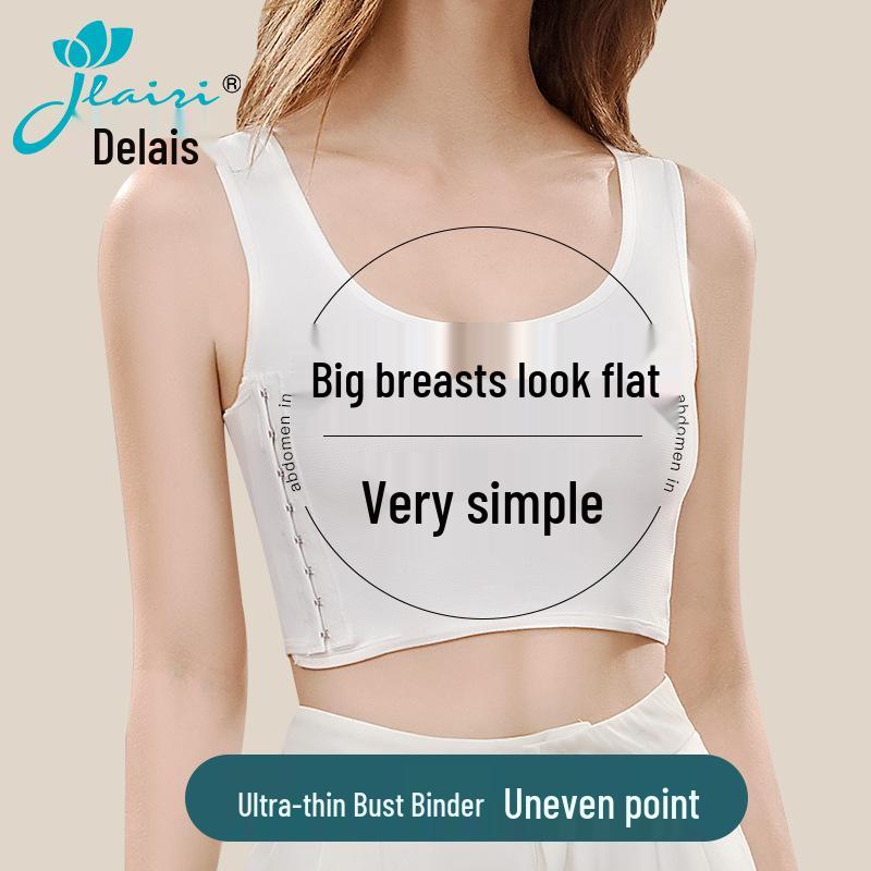 Women's Summer Chest Binding Vest - Minimizes Bust, Anti-Nipple Show, Body Shaping, Sports & Cosplay