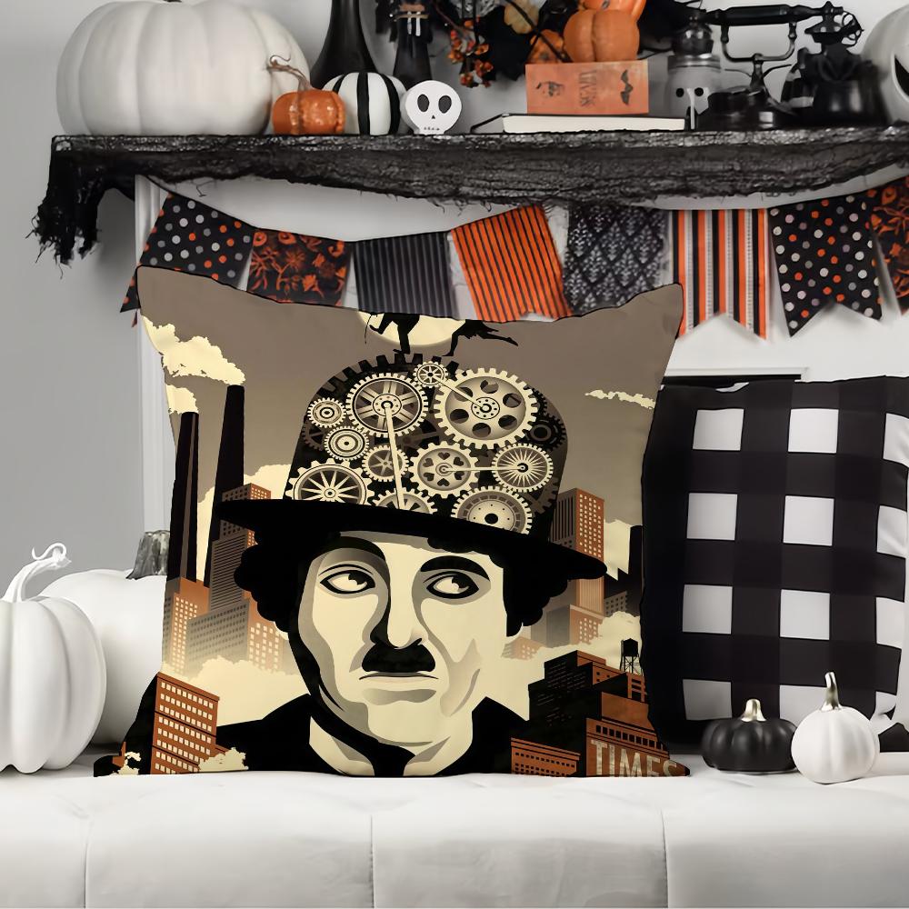 Mime C-Charlie C-Chaplin Kissenbezug Büro Kissen Geeignet für Sofa Auto Schlafzimmer Dekorative Kissenhülle