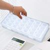 28 Separate Grids Beads Storage Case Transparent Nail Decoraations Storage Box Removable Washable Portable Plastic Nail Art Tool