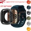 Band+Case for Apple Watch Ultra 2 49mm 44 45 46mm Sport Silicone Strap TPU+PC Cover iWatch Series10/8/7/SE/6/5 Protector Bumper