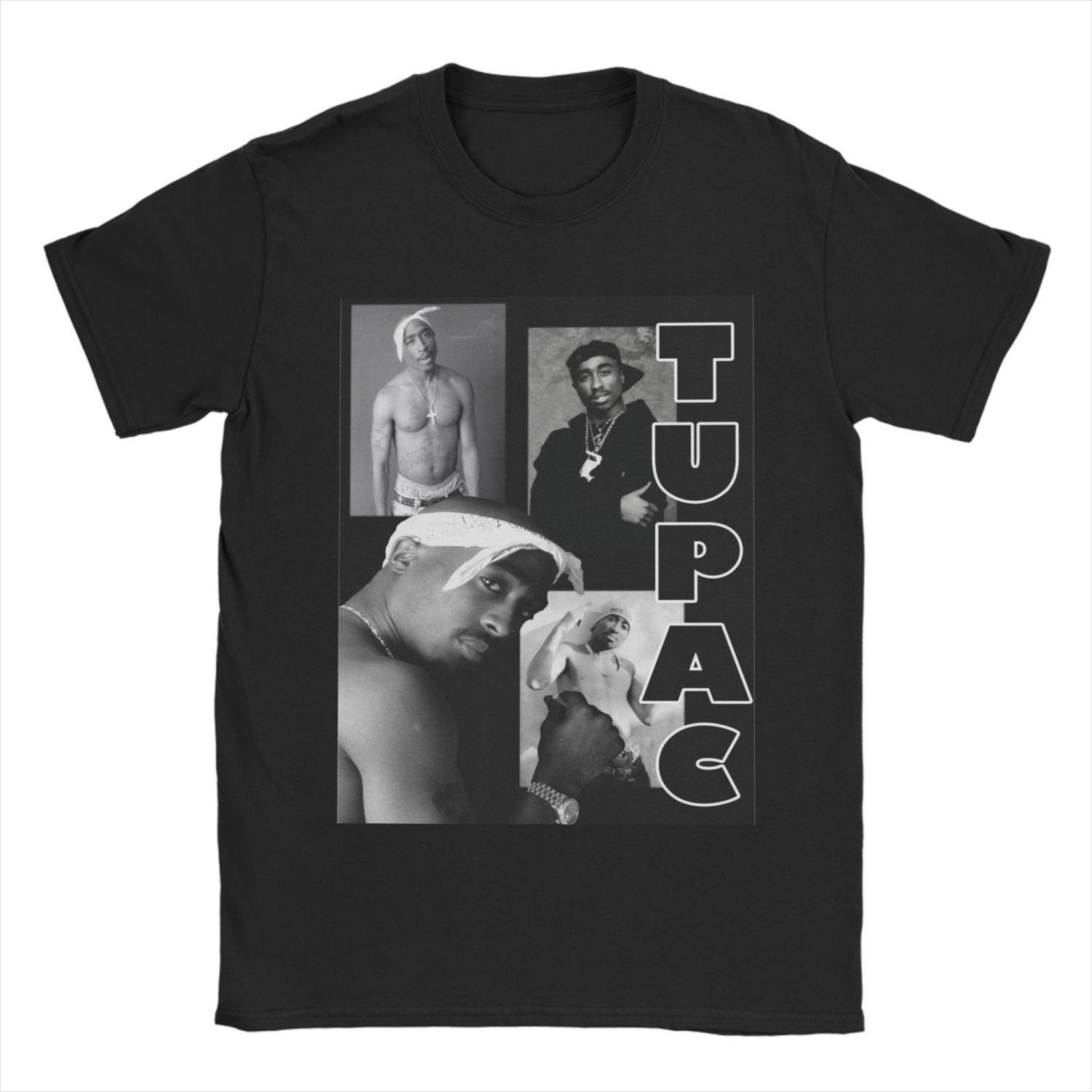 

Футболка Poetic Justice Хлопковая Юмористическая Футболка С Круглым Вырезом Тупак 2pac Хип-Хоп Певец Футболка С Коротким Рукавом Топы Большого Размера S чёрный