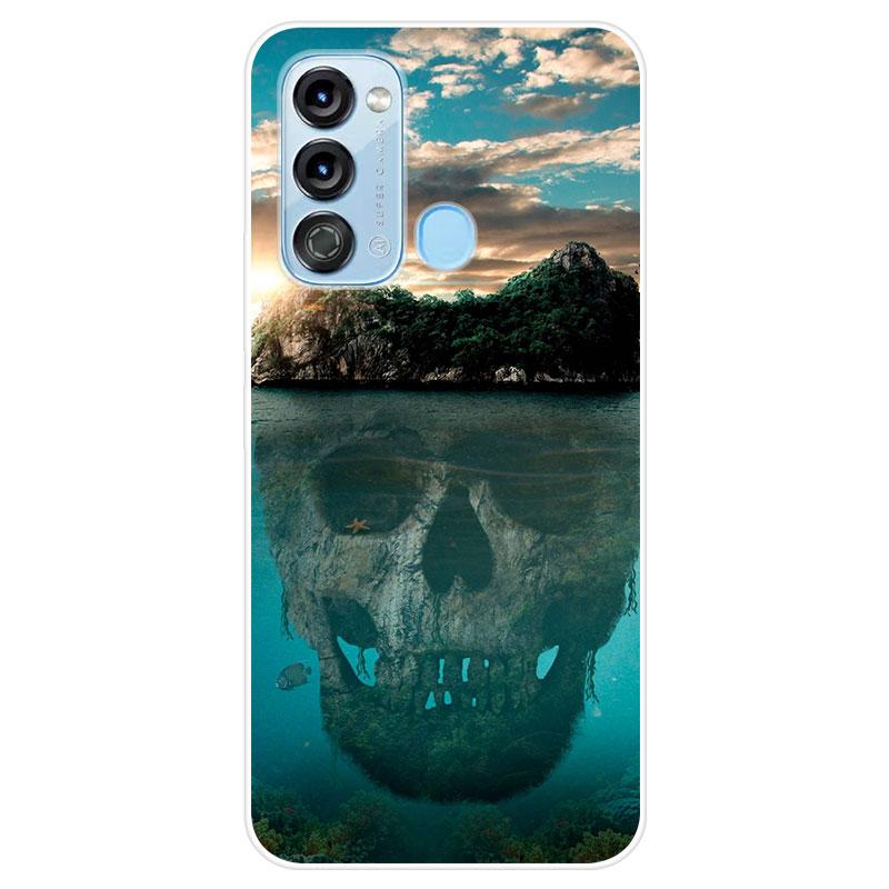 For itel Vision 3 Vision3 Veske Myk Silikon Bakdeksel Tegneserie Telefonveske Mote