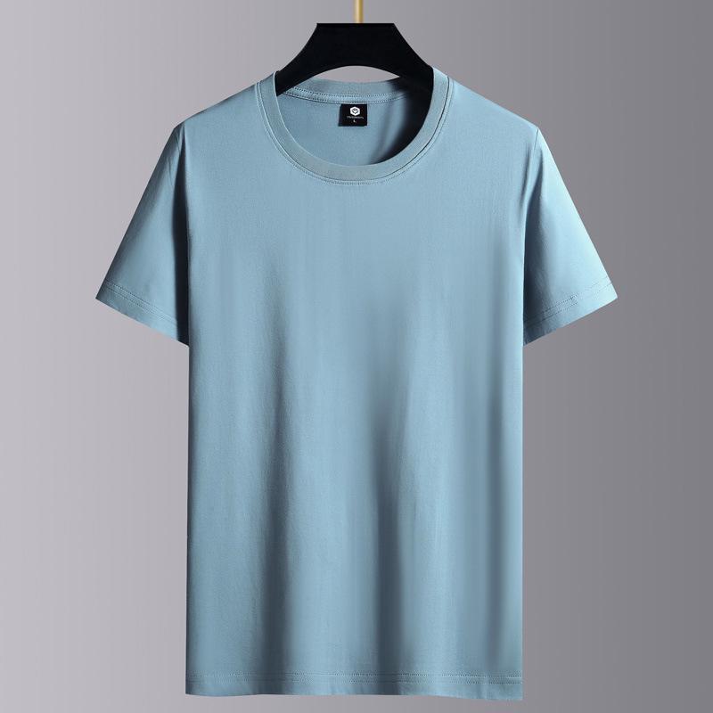 Lässiges Herren-T-Shirt mit Rundhalsausschnitt und kurzen Ärmeln – leicht, einfarbig, trendig und vielseitig für den Sommer