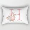 Fashion 26 Letter Pillow Case Pillow cover English Alphabet Pillow Case Home Decoration Pillow Case Flowers Pillow Case Fashion Pillow cover