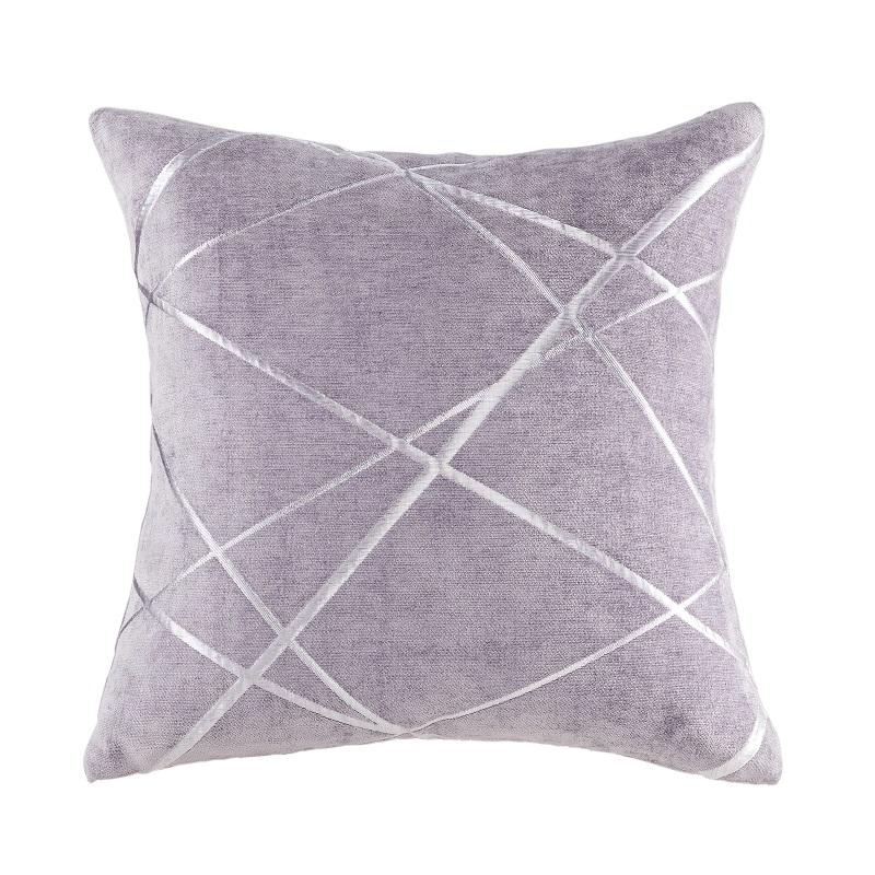 2PCS weiß grau Kissenbezug Sofa Home Dekoration geometrische Streifen ein Stil Kissenbezüge für Couch Büro 45X45