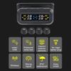Wireless Tire Pressure Monitoring System (TPMS) for Small Size 4-tire Vehicles,Include 4 Sensors,USB Solar Power