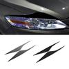 For Ford Mondeo MK4 2007 2008 2009 2010 2011 2012 2013 2pcs Car Front Headlight Headlamp Eyebrow Eyelid Cover Sticker Trim
