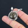 Natural Honey Dendrite Opal Sterling Silver Handmade Ethnic Wife Pendant Jewelry