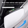 2 Stück Carbon Auto Rückspiegel Regen Augenbraue Blocker Sonnenschutz für Octavia 2 3 Rapid Kodiaq Karoq Fabia Kamiq Superb MK3