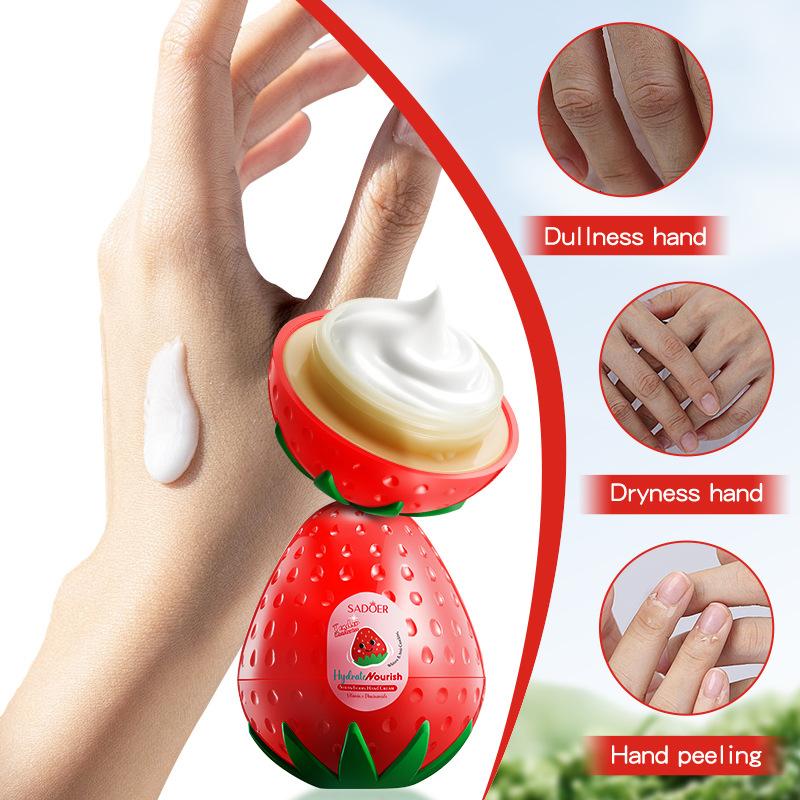 Strawberry Vitamin E Hand Cream 35g Hydrating Nourishing Moisturizing Hand Cream Skin Care Products