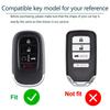 TPU Key Fob Cover Fits for 5 Buttons Honda 2026 2025-2022 Civic Accord CR-V HR-V Pilot and 2026 Passport