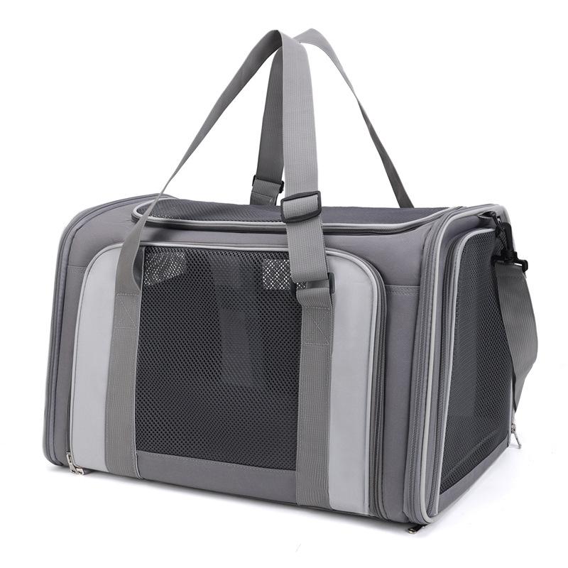 

Кошачья сумка Портативная переносная сумка для домашних животных для кошек Дышащая складная сумка через плечо для кошек S 45*33*2cm