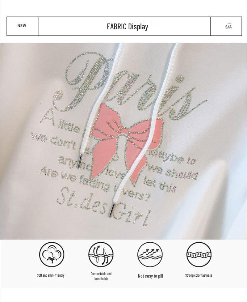 Plus Size Autumn Hooded Sweatshirt, Chest Circumference 150/160, Loose Fit for 200-350 Jin