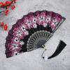 Bamboo Hand Held Fan Chinese Style Dance Fan Gifts Antique Folding Fan