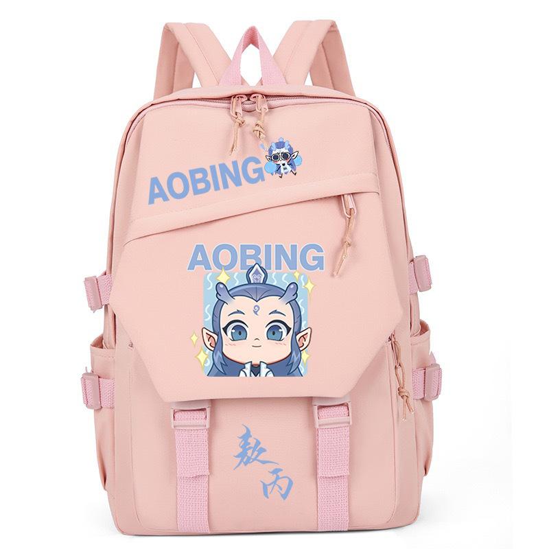 2025 High-value and large-capacity Aobing surrounding Nezha 2 printing leisure students to reduce the burden of schoolbags and backpacks